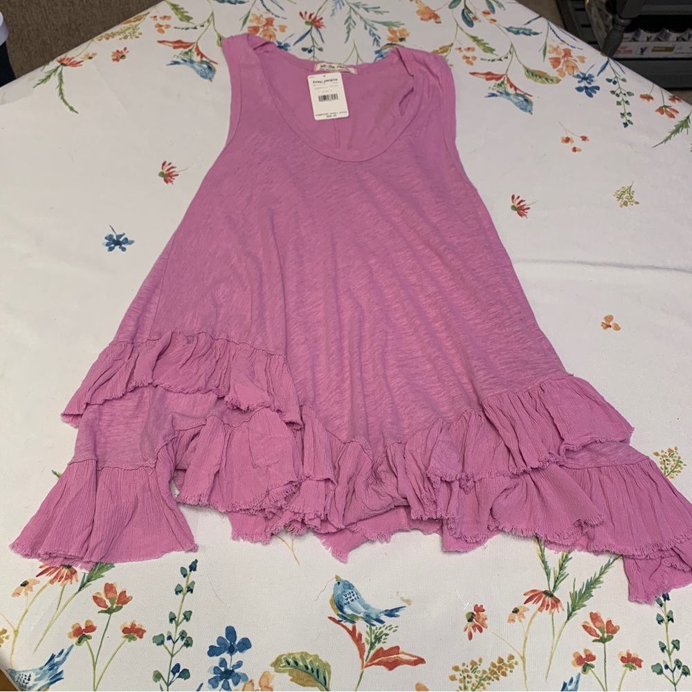 NWT We the free free people flowy dress euphoric lily purple color